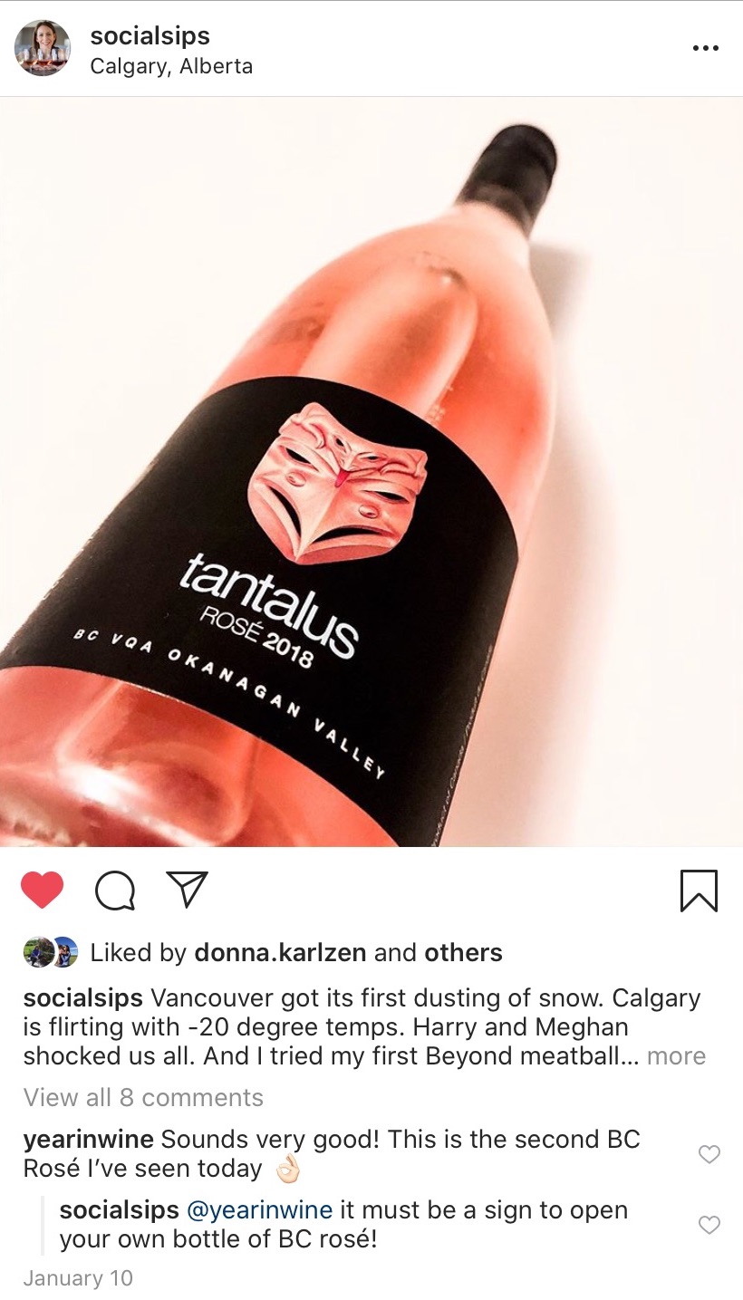 Best BC Wines of 2020: Tantalus Rosé