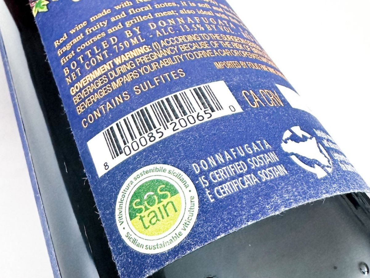SOStain sustainable wine